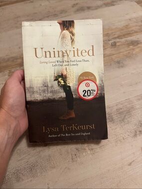 Uninvited by Lysa TerKeurst — Cream & Brown Cover Paperback